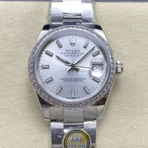 Replica Rolex Datejust m278384rbr-0015 AR Factory Silver dial - Replica Watches Factory