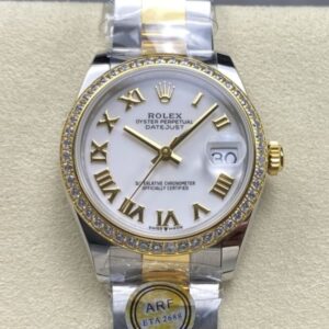 Replica Rolex Datejust m278383rbr-0001 AR Factory Three-link bracelet - Replica Watches Factory
