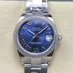 Replica Rolex Datejust m278384rbr-0038 AR Factory Bright blue dial - Replica Watches Factory