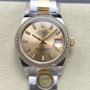 Replica Rolex Datejust m278383rbr-0013 AR Factory Luminous hour markers - Replica Watches Factory