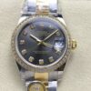 Replica Rolex Datejust m278383rbr-0021 AR Factory Oystersteel buckle - Replica Watches Factory