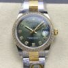 Replica Rolex Datejust m278383rbr-0029 AR Factory Olive green dial - Replica Watches Factory