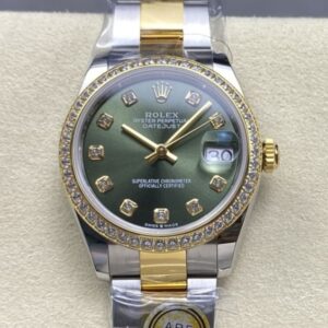 Replica Rolex Datejust m278383rbr-0029 AR Factory Olive green dial - Replica Watches Factory