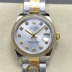Replica Rolex Datejust m278383rbr-0019 AR Factory Silver dial - Replica Watches Factory