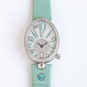 Replica Breguet Reine De Naples 8918BB-5D-964-D0 TA Factory Bean green - Replica Watches Factory