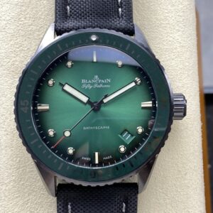 Replica Blancpain Fifty Fathoms 5000-0153-B52A GF Factory Canvas strap - Replica Watches Factory