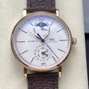 Replica IWC Portofino IW359002 GR Factory Calfskin leather strap - Replica Watches Factory
