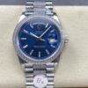 Replica Rolex Day-Date m128349rbr-0052 8+ Factory Bright blue - Replica Watches Factory