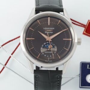 Replica Longines Flagship L4.815.4.62.2 AF Factory Moon Phase - Replica Watches Factory