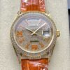 Replica Rolex Oyster Perpetual M128158RBR-0002 8+ Factory Coral strap - Replica Watches Factory