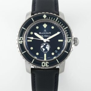 Replica Blancpain Fifty Fathoms 5008-11B40-NAOA ZF Factory Blue Dial - Replica Watches Factory