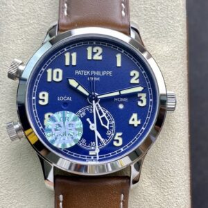Replica Patek Philippe Complications 7234G-001 GR Factory V2 Shiny Navy dial - Replica Watches Factory