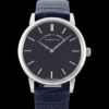 Replica A Lange Sohne Saxonia 205.086-LS2053AX F8 Factory V3 Dark blue strap - Replica Watches Factory