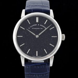 Replica A Lange Sohne Saxonia 205.086-LS2053AX F8 Factory V3 Dark blue strap - Replica Watches Factory
