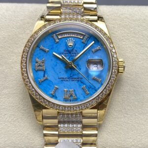 Replica Rolex Day-Date m128348rbr-0038 8+ Factory Blue Dial - Replica Watches Factory