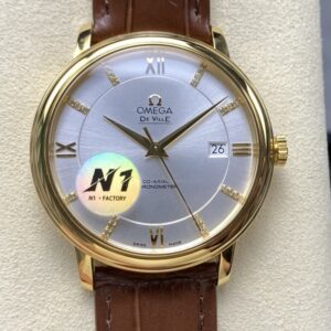 Replica Omega De Ville 424.53.40.20.52.001 N1 Factory Roman numerals - Replica Watches Factory