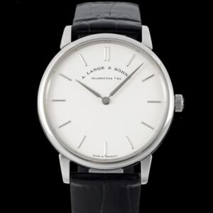 Replica A Lange Sohne Saxonia 201.027-LS2013AM F8 Factory V3 Silvery white dial - Replica Watches Factory