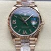 Replica Rolex Day-Date m128235-0069 8+ Factory Green aventurine dial - Replica Watches Factory