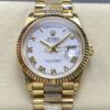 Replica Rolex Day-Date m128238-0077 8+ Factory White dial - Replica Watches Factory