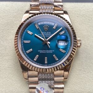 Replica Rolex Day-Date m128235-0086 8+ Factory Blue Dial - Replica Watches Factory