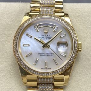 Replica Rolex Day-Date m128348rbr-0071 8+ Factory Mother of Pearl - Replica Watches Factory