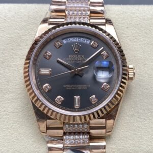Replica Rolex Day-Date m128235-0051 8+ Factory Slate Gray - Replica Watches Factory