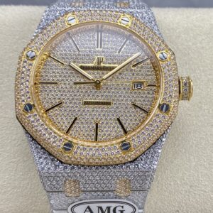 Replica Audemars Piguet Royal Oak 15400OR.020 AMG Factory Diamond bezel - Replica Watches Factory