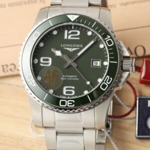 Replica Longines Concas L3.782.4.06.6 AF Factory Green Dial - Replica Watches Factory