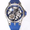 Replica Roger Dubuis Excalibur RDDBEX0479 NEW Factory blue strap - Replica Watches Factory
