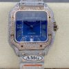 Replica Cartier Santos W2SA0020 AMG Factory Square dial - Replica Watches Factory