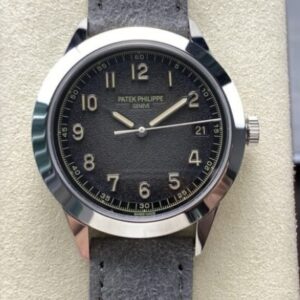 Replica Patek Philippe Calatrava 5226G-001 GR Factory Grey Strap - Replica Watches Factory