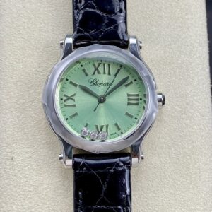 Replica Chopard HAPPY SPORT 278590-3013 YF Factory Green Dial - Replica Watches Factory