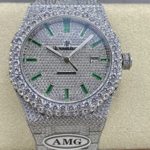 Replica Audemars Piguet Royal Oak 15400ST.011 AMG Factory Date display - Replica Watches Factory