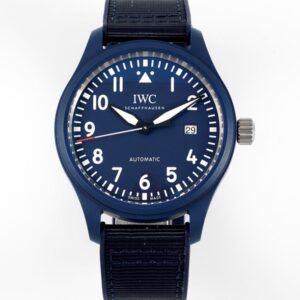 Replica IWC Pilot IW328101 ZF Factory Blue ceramic - Replica Watches Factory