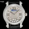 Replica Chopard Happy Sport 274891-1001 YF Factory Black strap - Replica Watches Factory