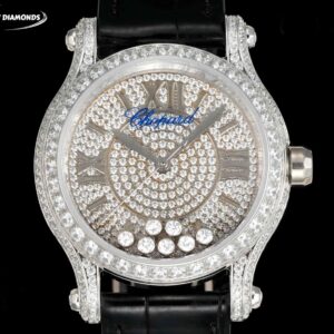 Replica Chopard Happy Sport 274891-1001 YF Factory Black strap - Replica Watches Factory