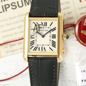 Replica Cartier Tank WGTA0067 AF Factory Beaded crown - Replica Watches Factory