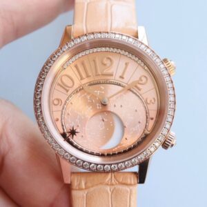 Replica Jaeger-LeCoultre Rendez-Vous 3522420 CC Factory Light Brown - Replica Watches Factory