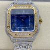 Replica Cartier Santos W2SA0040 AMG Factory Blue Dial - Replica Watches Factory