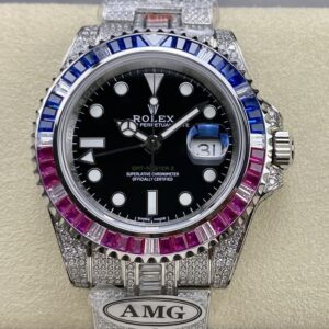 Replica Rolex Greenwich II 116759 SAru-78209 AMG Factory Black Dial - Replica Watches Factory