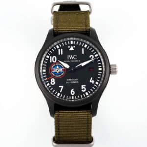 Replica IWC Pilot IW324705 ZF Factory Green strap - Replica Watches Factory