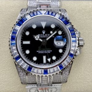 Replica Rolex Greenwich II 116759 SAru-78210 AMG Factory Diamond bezel - Replica Watches Factory