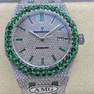 Replica Audemars Piguet Royal Oak 15400ST.013 AMG Factory Green bezel - Replica Watches Factory