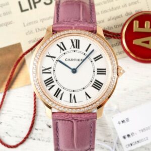 Replica Cartier RONDE DE CARTIER WJRN0010 AF Factory Alligator leather - Replica Watches Factory