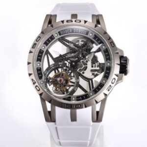 Replica Roger Dubuis Excalibur RDDBEX0479 NEW Factory White strap - Replica Watches Factory