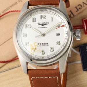 Replica Longines Spirit L3.811.4.73.2 AF Factory Leather strap - Replica Watches Factory