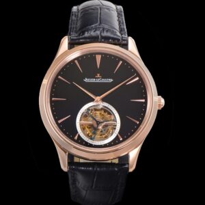Replica Jaeger-LeCoultre Ultra-Thin Master Q1682412 RMS Factory Tourbillon Black strap - Replica Watches Factory
