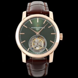 Replica Vacheron Constantin Traditionnelle 6000T-000R-B973 RMS Factory Tourbillon Brown strap - Replica Watches Factory