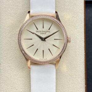 Replica Patek Philippe CALATRAVA 4897R-010 Creamy white dial - Replica Watches Factory