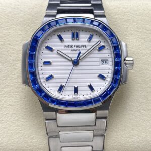 Replica Patek Philippe Nautilus 5711 GR Factory Diamond bezel - Replica Watches Factory